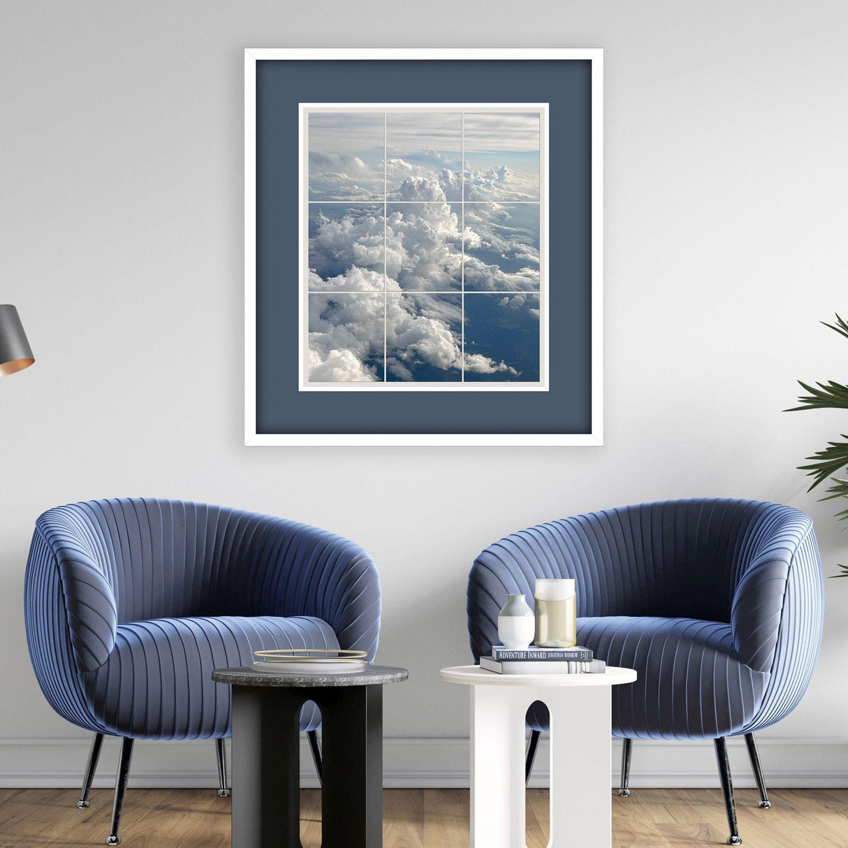 Paragon Head in the Clouds Blue 38 X 34 X 3 Wall Art