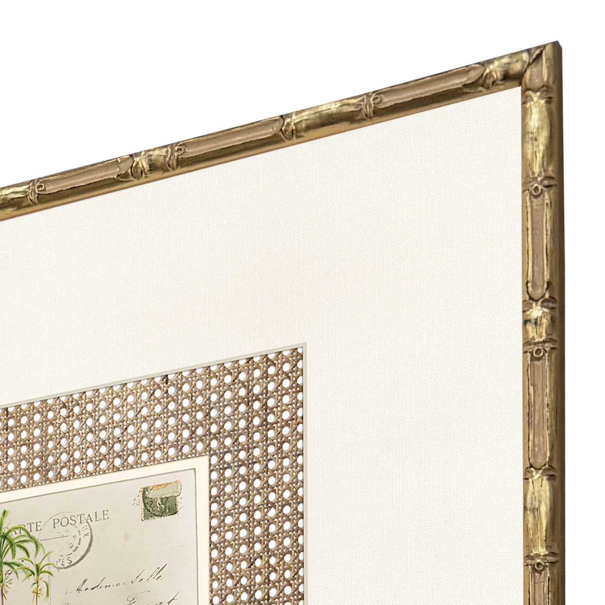 Paragon Palm Postale S/4 Beige 18 X 20 X 2 Wall Art