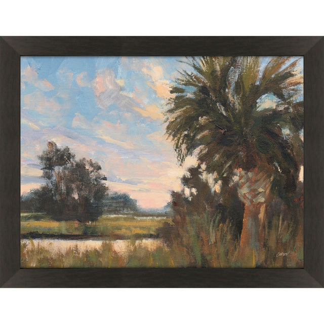 Paragon Palmetto Sunset Green 35 X 45 X 2 Wall Art