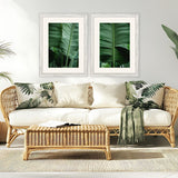 Paragon Leaf Study S/2 Green 33 X 25 X 1 Wall Art