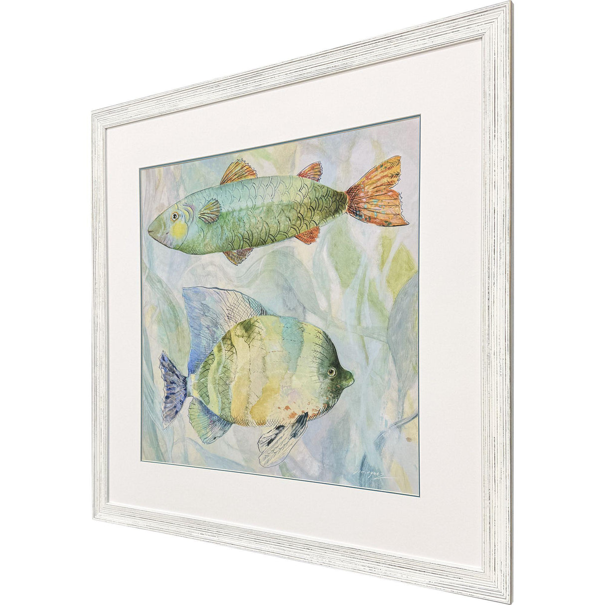 Paragon Swim I Blue 35 X 35 X 1 Wall Art