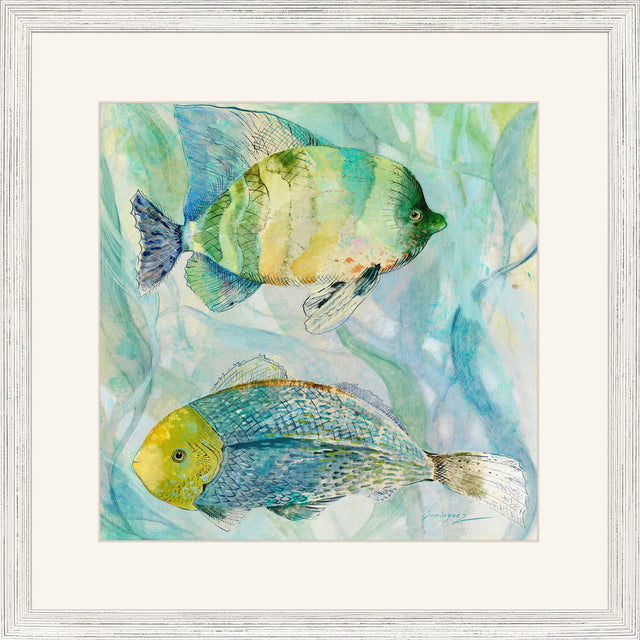 Paragon Swim II Blue 35 X 35 X 1 Wall Art