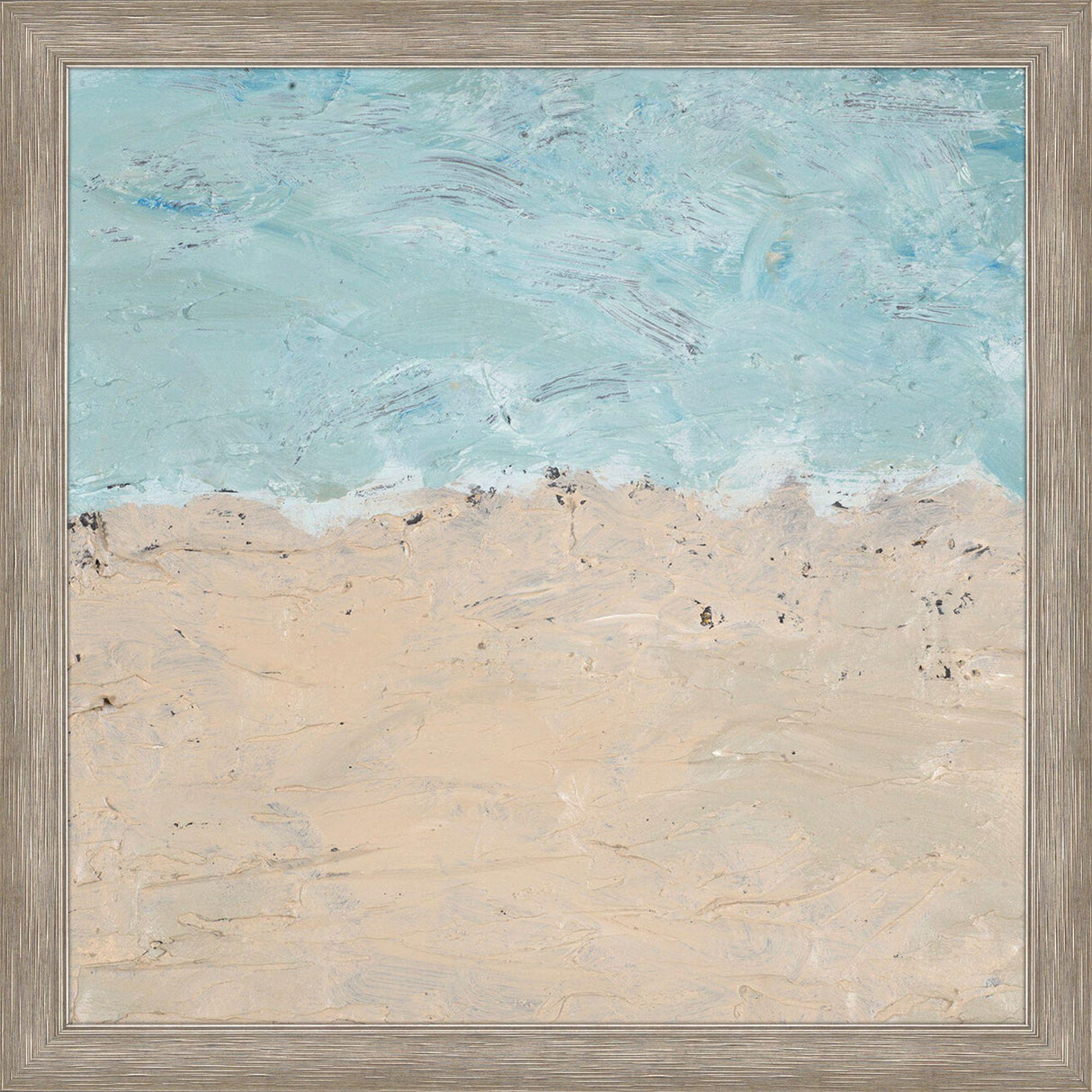 Paragon Land Meets Sea Blue 34 X 34 X 2 Wall Art