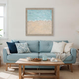 Paragon Land Meets Sea Blue 34 X 34 X 2 Wall Art
