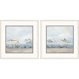 Paragon Day in the Sun S/2 Blue 25 X 25 X 2 Wall Art