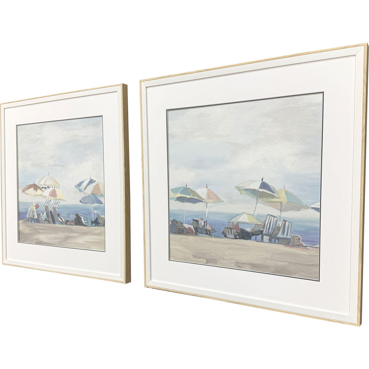 Paragon Day in the Sun S/2 Blue 25 X 25 X 2 Wall Art