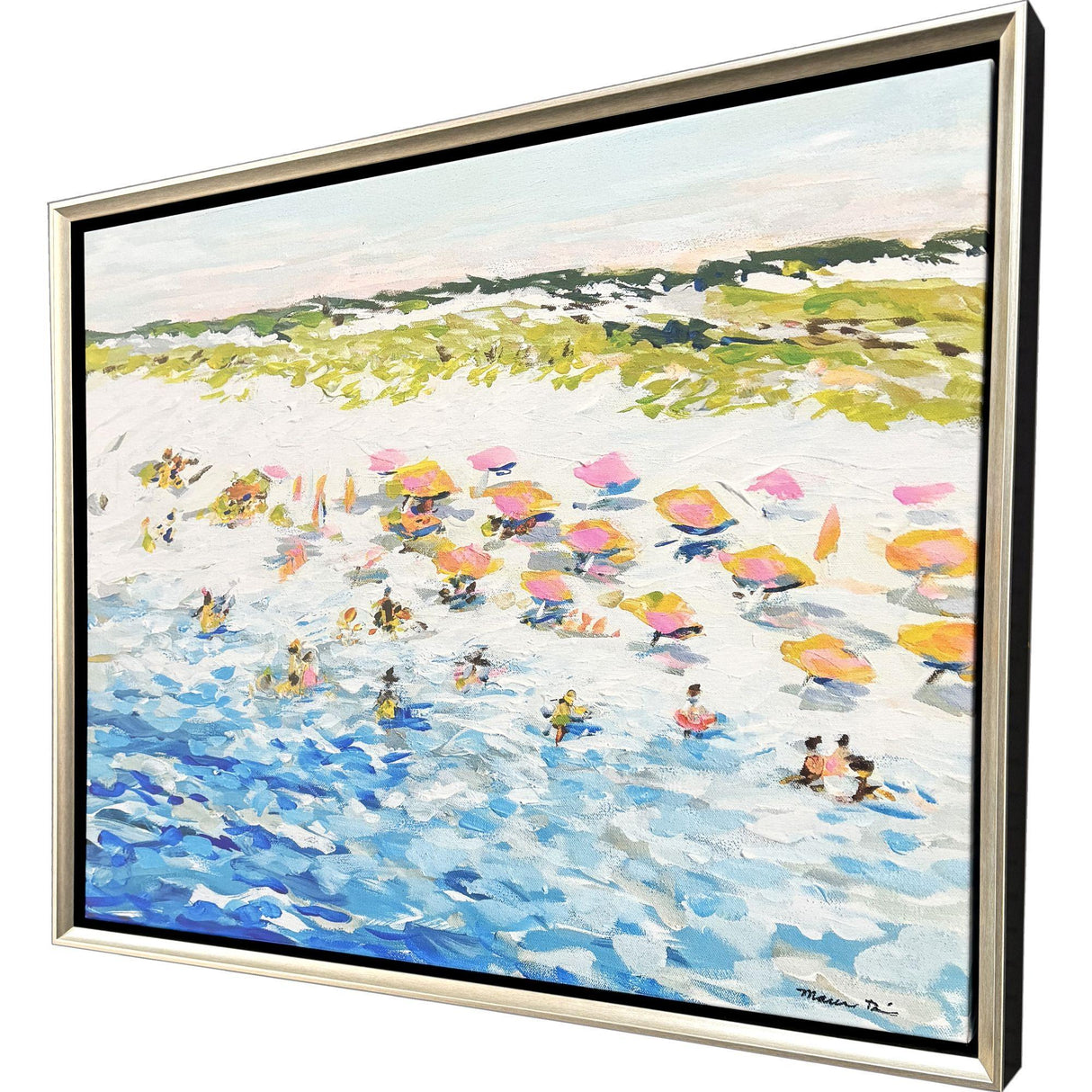 Paragon Magic Hour on the Beach Blue 30 X 37 X 3 Wall Art