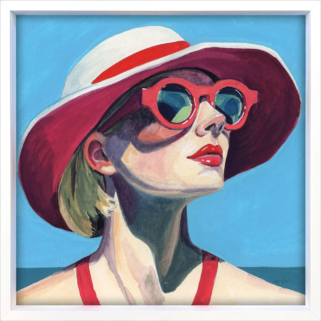 Paragon Vacation in Style Red 34 X 34 X 3 Wall Art