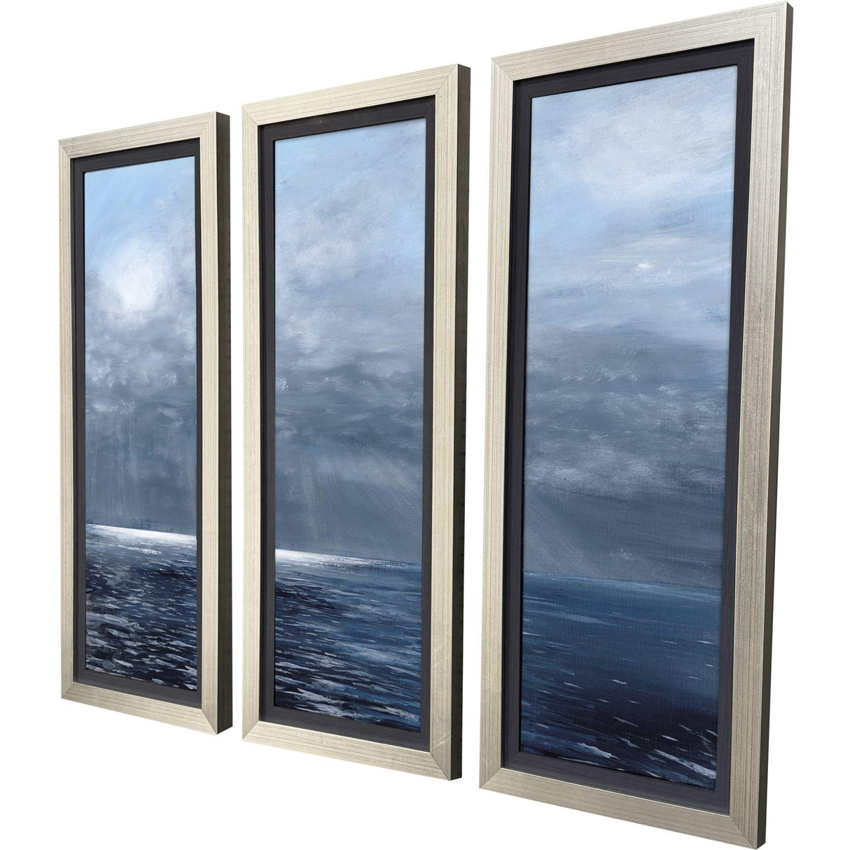 Paragon Silver Lining S/3 Blue 41 X 17 X 2 Wall Art