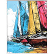 Paragon Yacht Racing Sport Multi 50 X 38 X 2 Wall Art