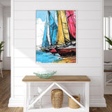 Paragon Yacht Racing Sport Multi 50 X 38 X 2 Wall Art