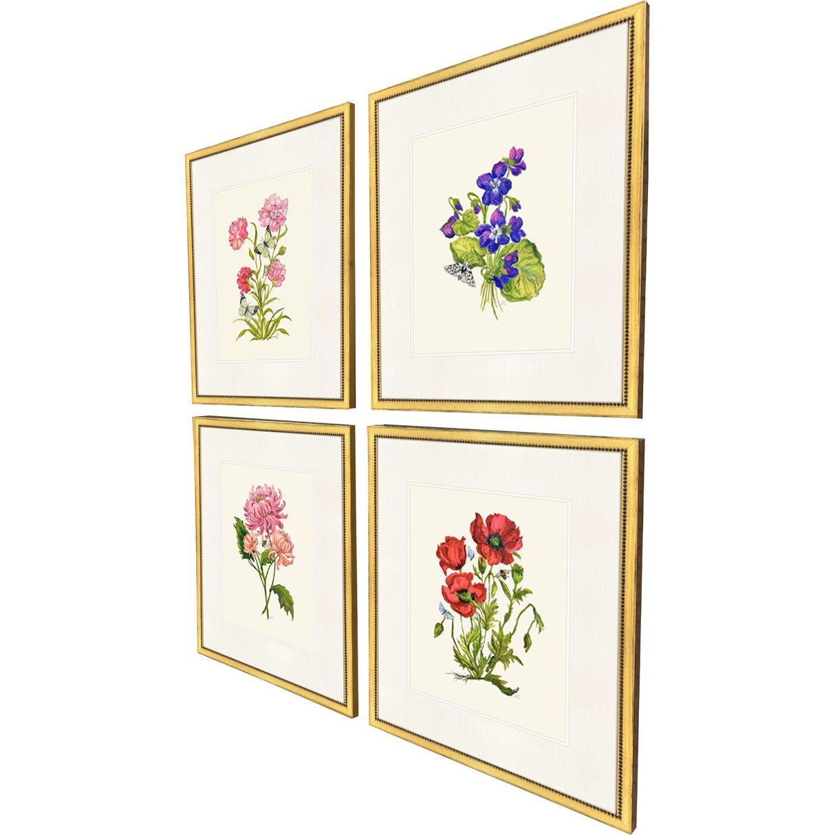 Paragon Delicate Medley III S/4 Multi 20 X 17 X 1 Wall Art