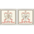 Paragon Coral Elegance I S/2 Red 16 X 16 X 2 Wall Art