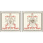 Paragon Coral Elegance II S/2 Red 16 X 16 X 2 Wall Art