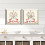 Paragon Coral Elegance II S/2 Red 16 X 16 X 2 Wall Art