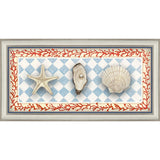 Paragon Sea Celebration Blue 14 X 28 X 3 Wall Art
