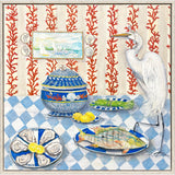 Paragon Tavola da Pranzo Blue 37 X 37 X 3 Wall Art