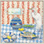 Paragon Tavola da Pranzo Blue 37 X 37 X 3 Wall Art