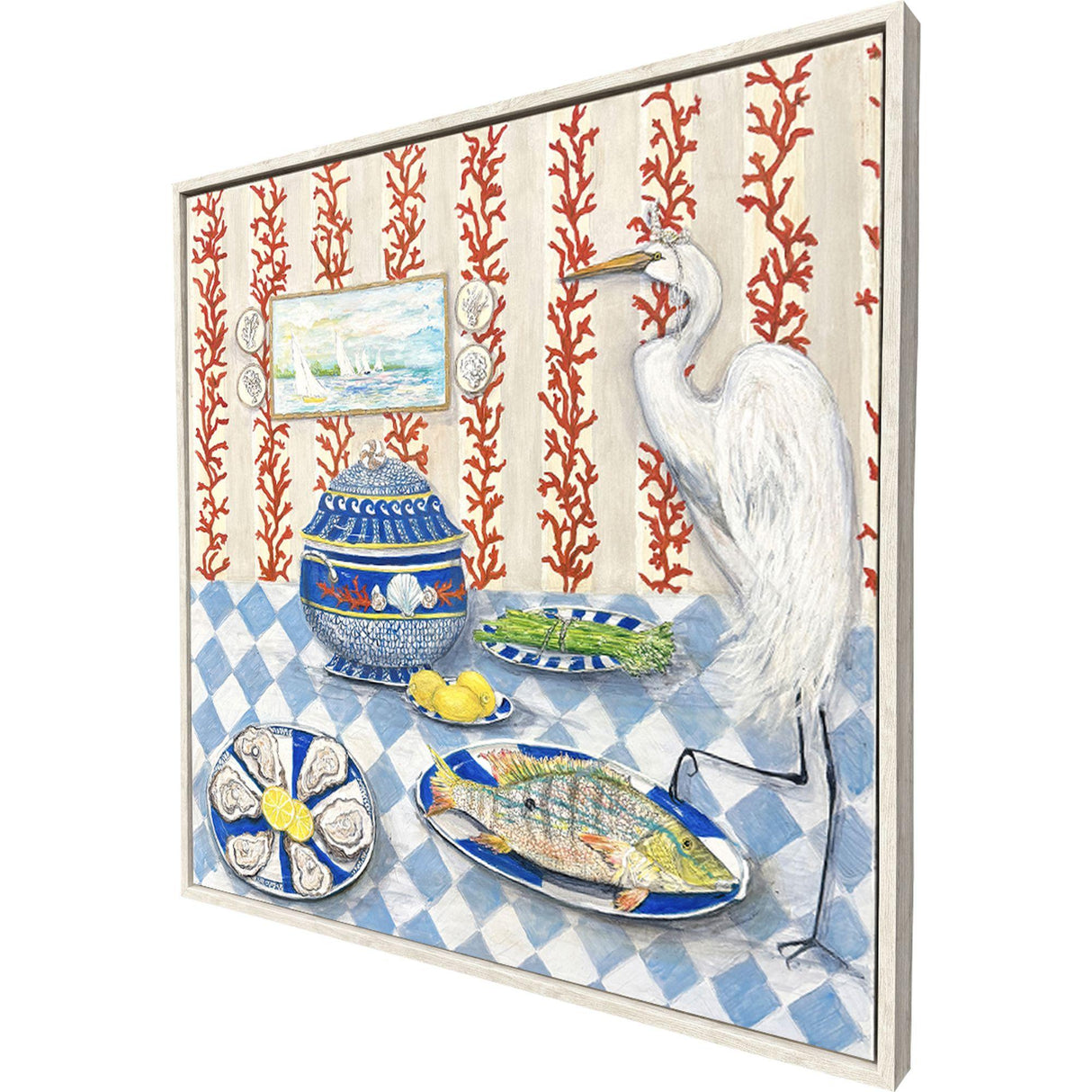Paragon Tavola da Pranzo Blue 37 X 37 X 3 Wall Art