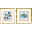 Paragon Cena Italiana II S/2 Blue 21 X 21 X 2 Wall Art