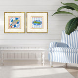 Paragon Cena Italiana II S/2 Blue 21 X 21 X 2 Wall Art