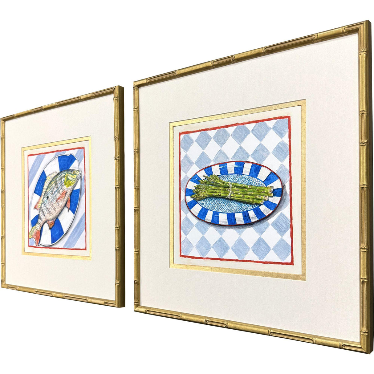 Paragon Cena Italiana II S/2 Blue 21 X 21 X 2 Wall Art