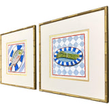 Paragon Cena Italiana II S/2 Blue 21 X 21 X 2 Wall Art
