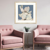 Paragon Magnolia on Blue I Blue 42 X 42 X 2 Wall Art