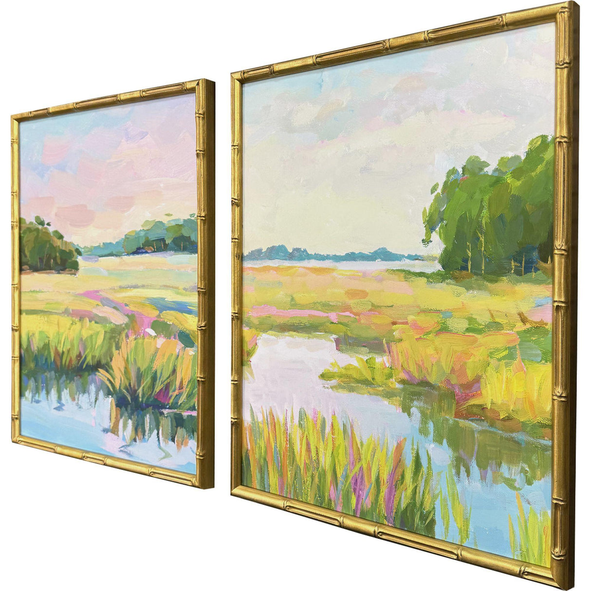 Paragon Lowland Impressions S/2 Blue 21 X 17 X 2 Wall Art