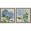 Paragon Hydrangea Study S/2 Blue 22 X 22 X 2 Wall Art
