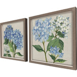 Paragon Hydrangea Study S/2 Blue 22 X 22 X 2 Wall Art
