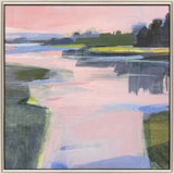 Paragon Little Harbor View Pink 38 X 38 X 3 Wall Art