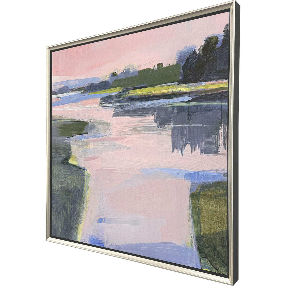 Paragon Little Harbor View Pink 38 X 38 X 3 Wall Art