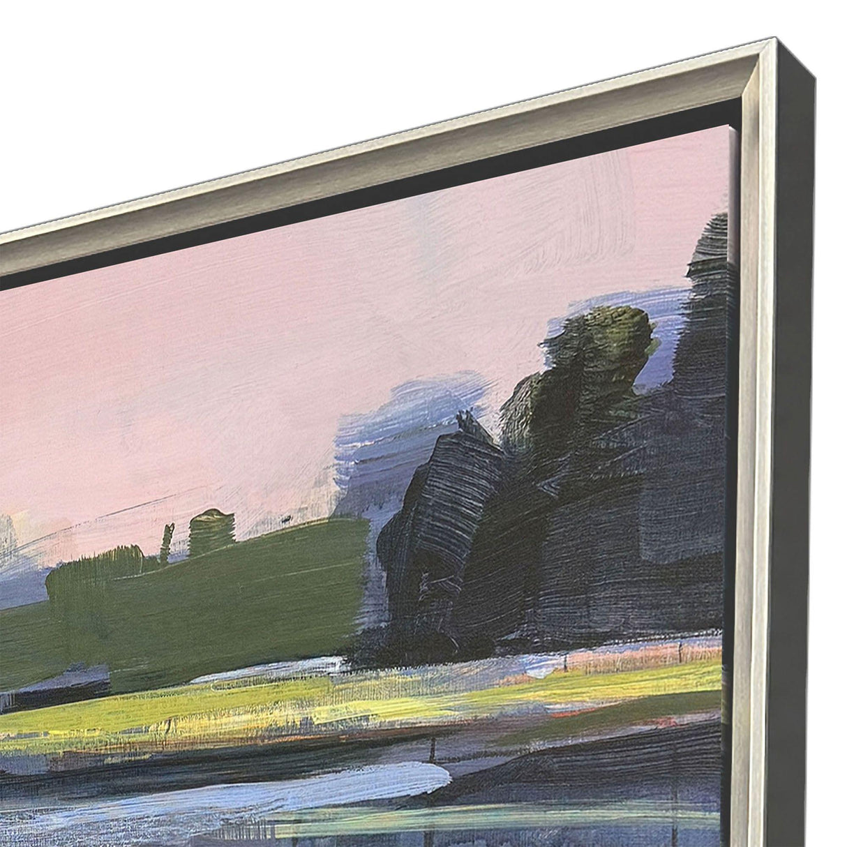 Paragon Little Harbor View Pink 38 X 38 X 3 Wall Art