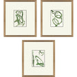 Paragon Chaos II S/3 Green 18 X 16 X 2 Wall Art