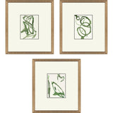 Paragon Chaos II S/3 Green 18 X 16 X 2 Wall Art