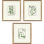 Paragon Chaos II S/3 Green 18 X 16 X 2 Wall Art