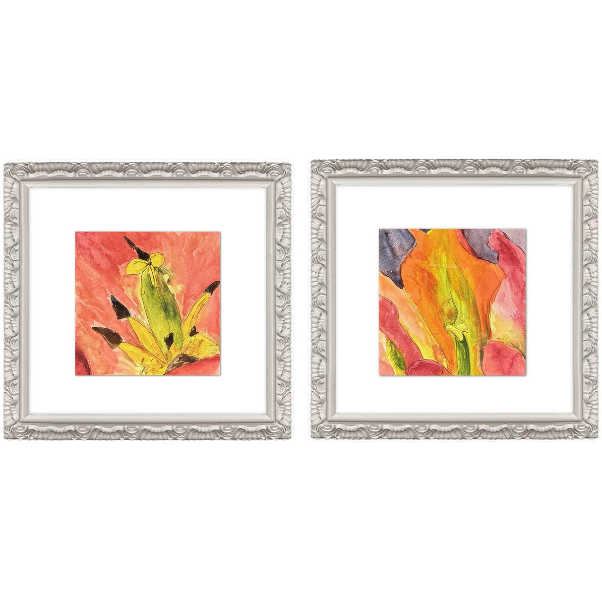 Paragon Colorful Lily I S/2 Pink 12 X 12 X 1 Wall Art