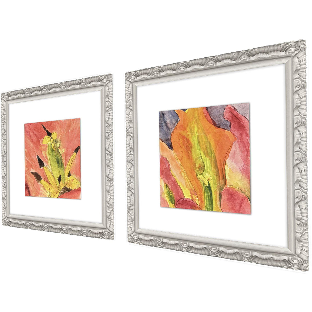 Paragon Colorful Lily I S/2 Pink 12 X 12 X 1 Wall Art