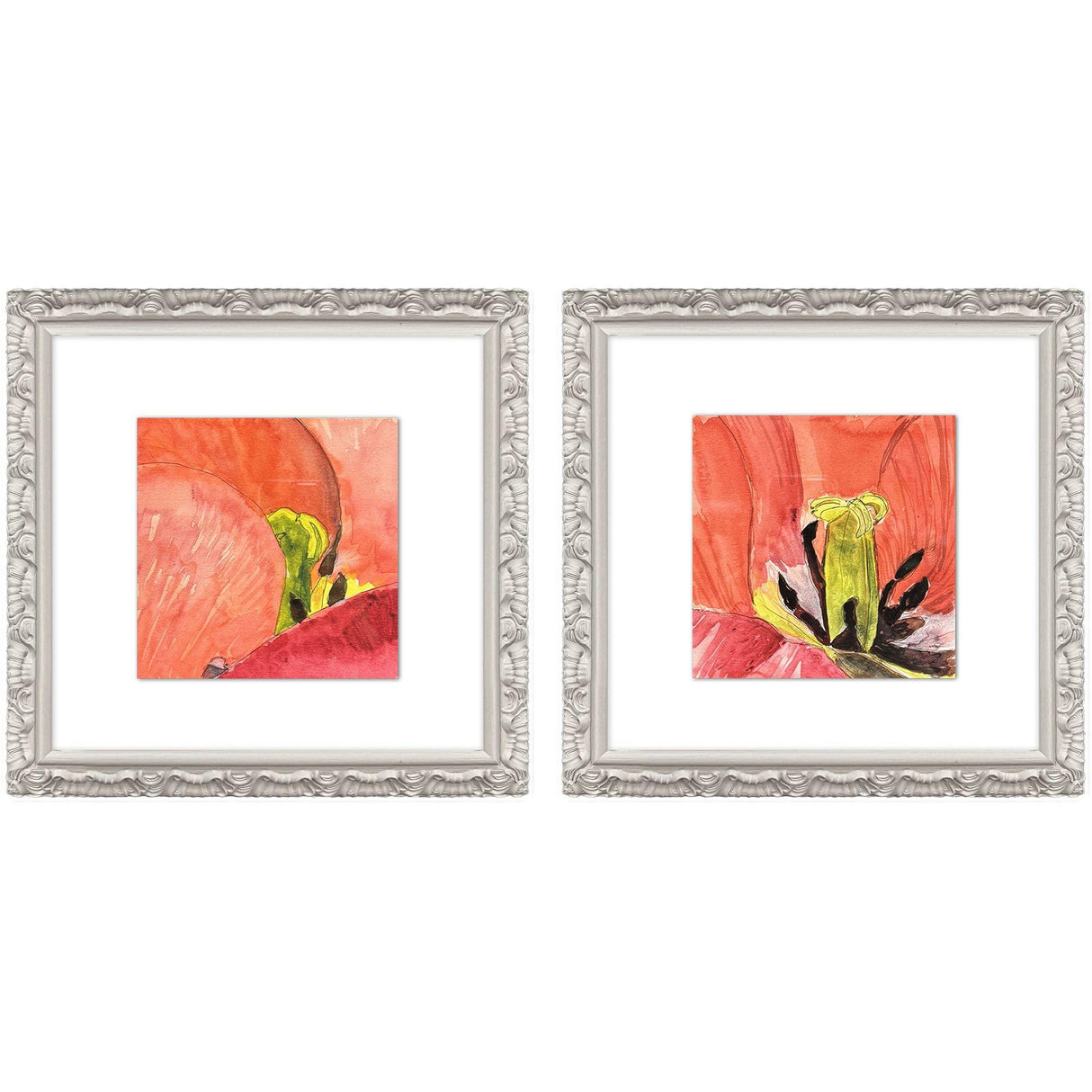 Paragon Colorful Lily II S/2 Pink 12 X 12 X 1 Wall Art