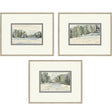Paragon Distant Landscape I S/3 Green 17 X 21 X 2 Wall Art