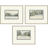 Paragon Distant Landscape I S/3 Green 17 X 21 X 2 Wall Art