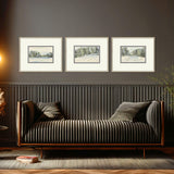 Paragon Distant Landscape I S/3 Green 17 X 21 X 2 Wall Art