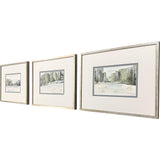 Paragon Distant Landscape I S/3 Green 17 X 21 X 2 Wall Art