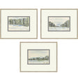 Paragon Distant Landscape II S/3 Green 17 X 21 X 2 Wall Art