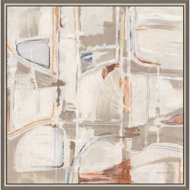 Paragon Neutral Nirvana Gray 43 X 43 X 3 Wall Art