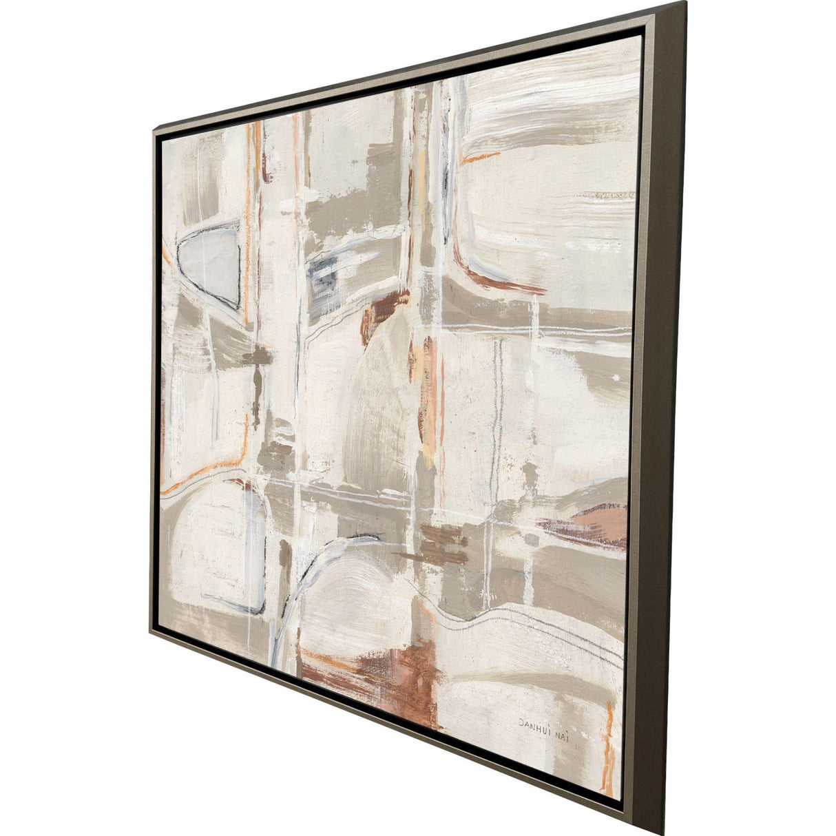 Paragon Neutral Nirvana Gray 43 X 43 X 3 Wall Art