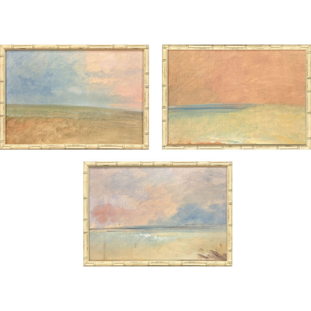 Paragon Serene Horizon I S/3 Blue 13 X 19 X 2 Wall Art