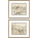 Paragon Farm in Provence S/2 Brown 25 X 29 X 2 Wall Art
