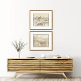 Paragon Farm in Provence S/2 Brown 25 X 29 X 2 Wall Art